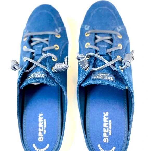 Sperry Navy Crest Mule Sneaker STS84171 Womans’ Size 11M (#F241-23) - Picture 9 of 10